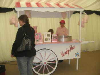 One of our range of Victorian style candy floss barrows.